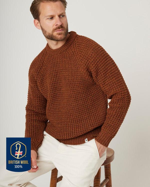 Peregrine Waffle Crew Jumper
