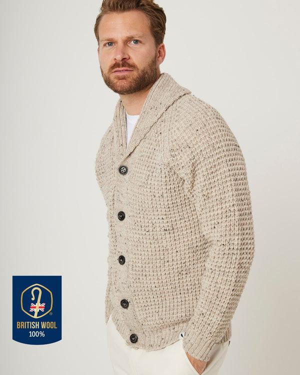 Peregrine Waffle Shawl Cardigan