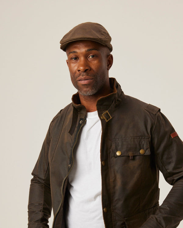 Peregrine Wax Flat Cap