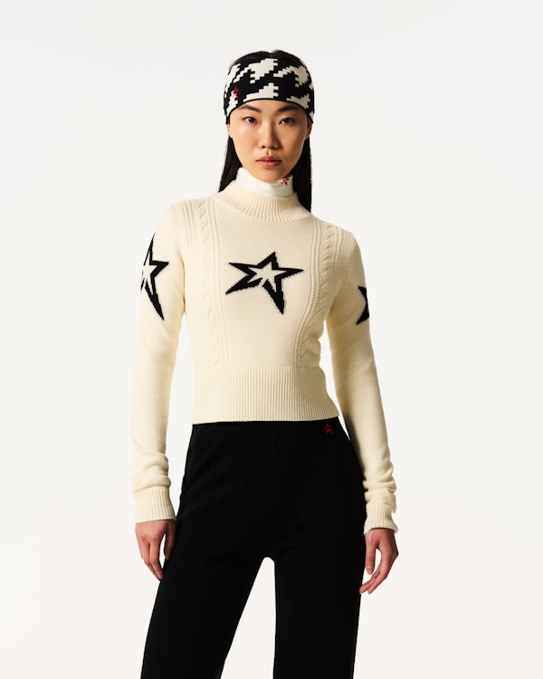 Perfect Moment Cable Merino Wool Sweater