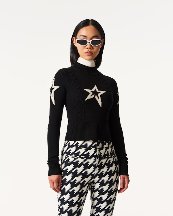 Perfect Moment Cable Merino Wool Sweater