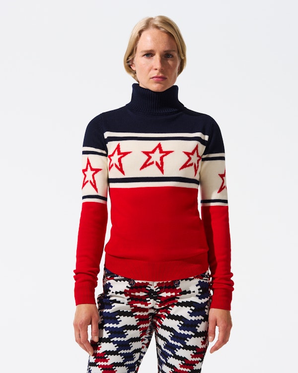 Perfect Moment Chopper Merino Wool Sweater