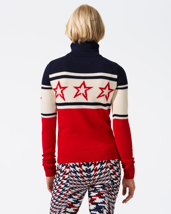 Perfect Moment Chopper Merino Wool Sweater