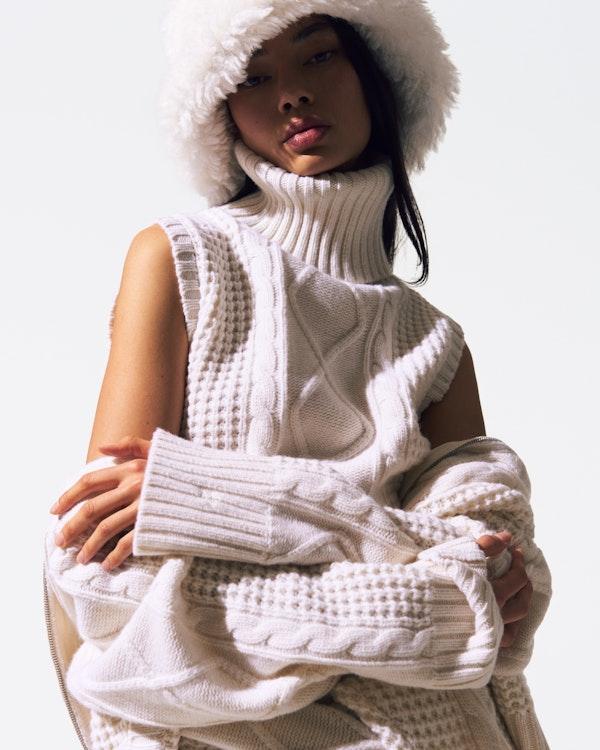 Perfect Moment Crystal Merino Wool Sleeveless Tank