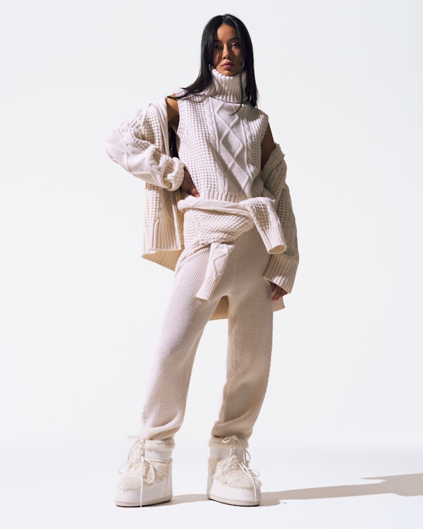 Perfect Moment Crystal Merino Wool Sweater