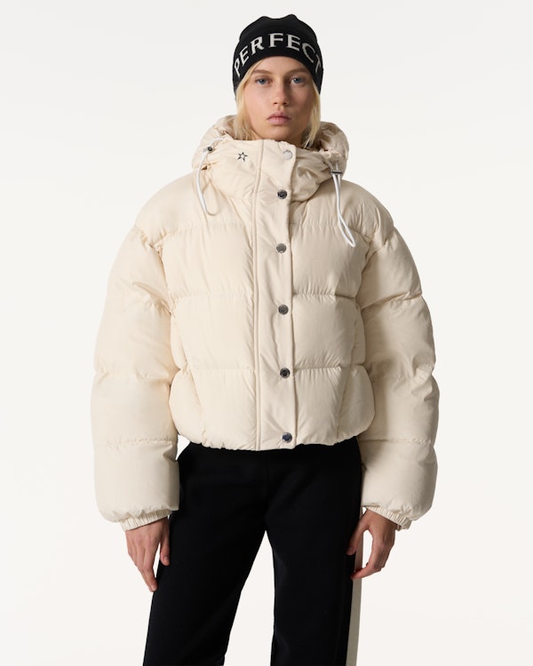 Perfect Moment Down Cropped Puffer Jacket