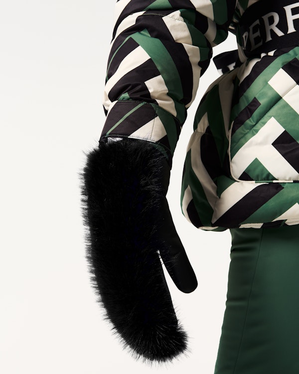 Perfect Moment Faux Fur Mittens