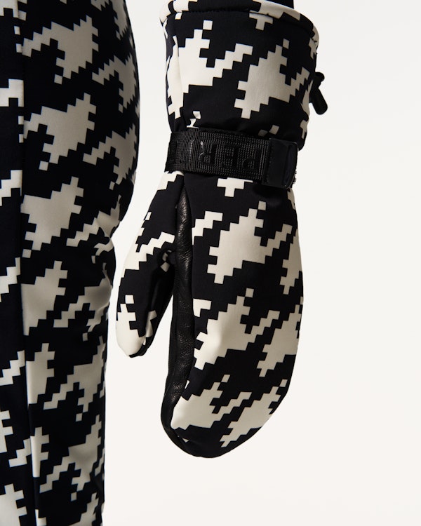 Perfect Moment Houndstooth Davos Mitts