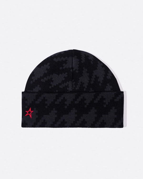 perfect moment Houndstooth Merino Wool Beanie