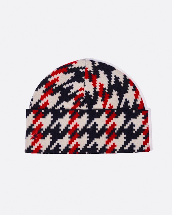 perfect moment Houndstooth Merino Wool Beanie