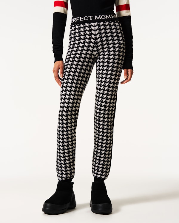 Perfect Moment Houndstooth Merino Wool Legging