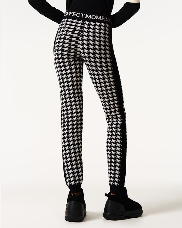 Perfect Moment Houndstooth Merino Wool Legging