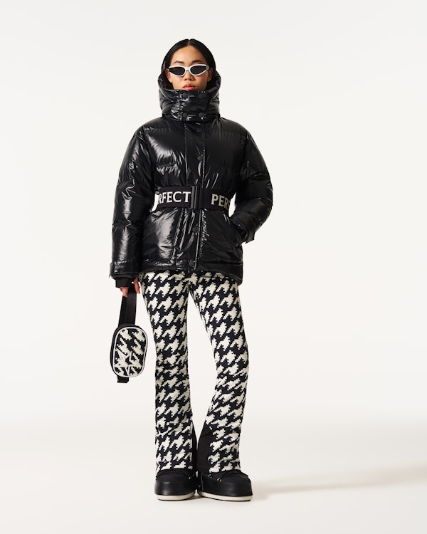 Perfect Moment Houndstooth Star Belt Bag