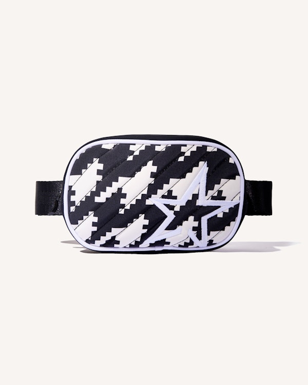 perfect moment Houndstooth Star Belt Bag