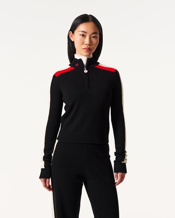 Perfect Moment LA Tour Merino Wool 1/4 Zip Sweater