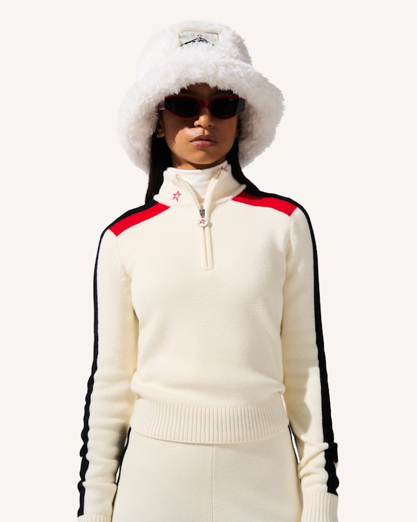 Perfect Moment LA Tour Merino Wool 1/4 Zip Sweater