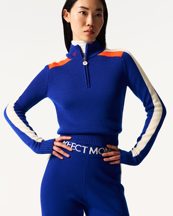 Perfect Moment LA Tour Merino Wool 1/4 Zip Sweater