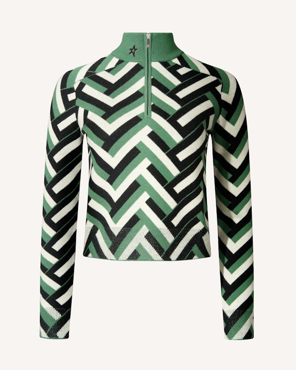 perfect moment LA Tour Merino Wool 1/4 Zip Sweater