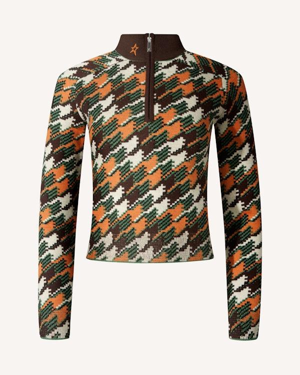 perfect moment LA Tour Merino Wool 1/4 Zip Sweater