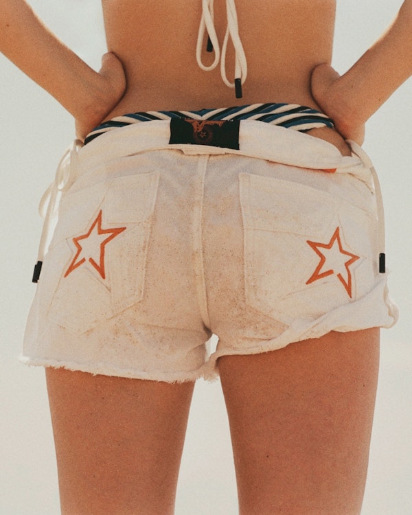 Perfect Moment Low-Rise Denim Short