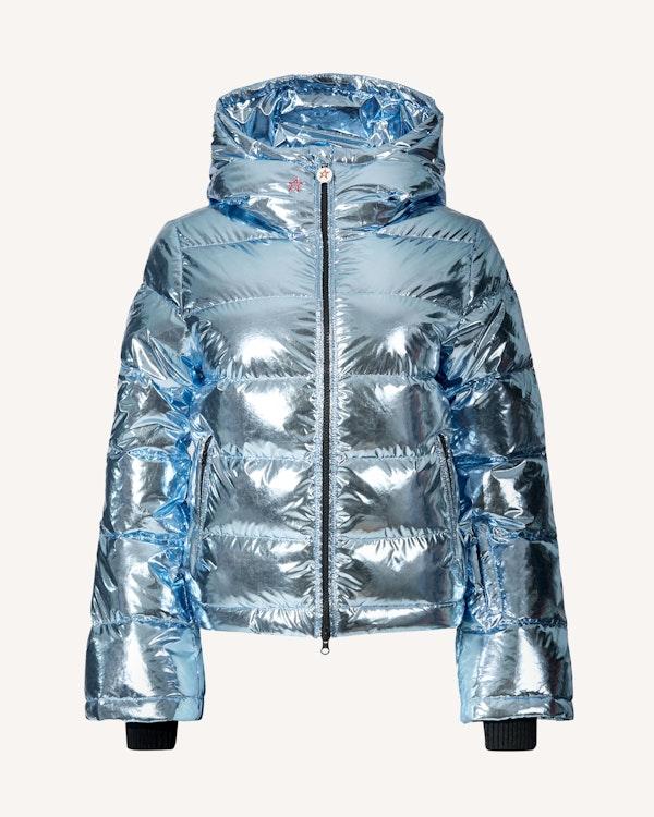 perfect moment Metallic Polar Flare Down Jacket