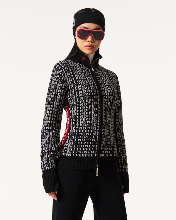 Perfect Moment Monogram Merino Wool Knit