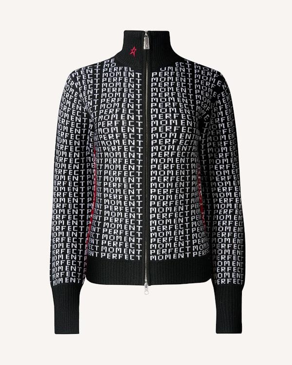 perfect moment Monogram Merino Wool Knit