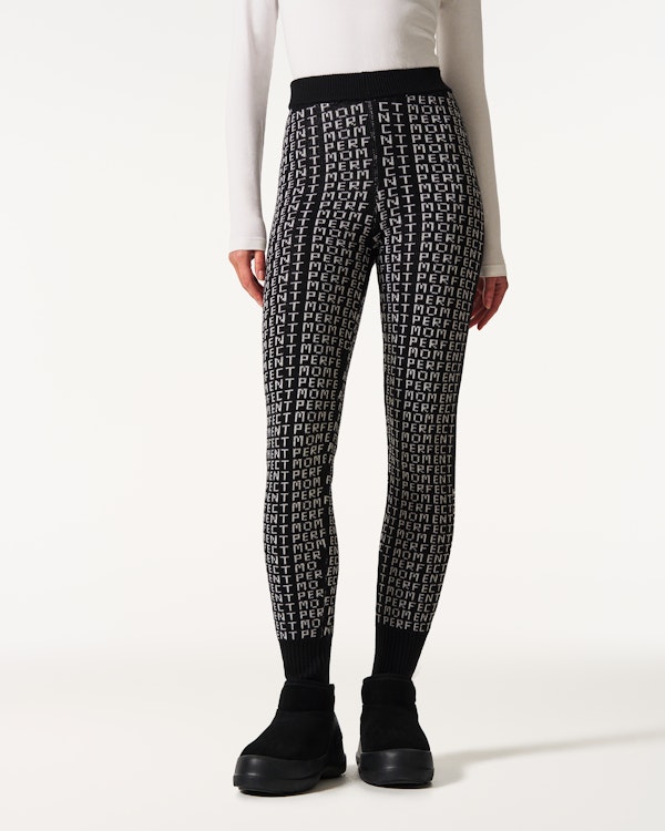 Perfect Moment Monogram Merino Wool Legging