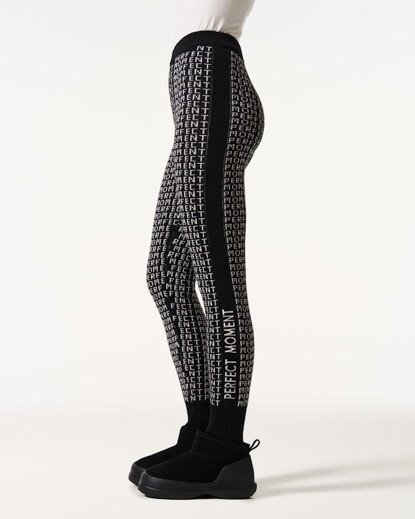 Perfect Moment Monogram Merino Wool Legging