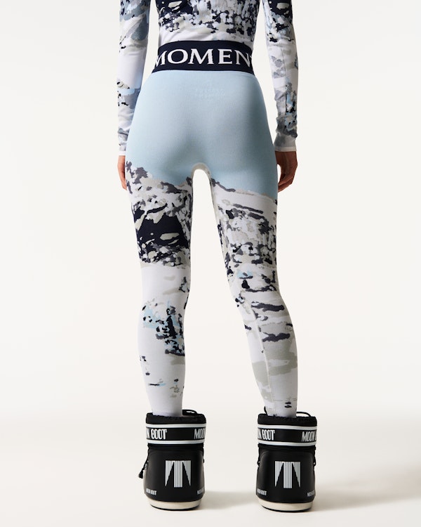 Perfect Moment Mountain Print Jacquard Legging