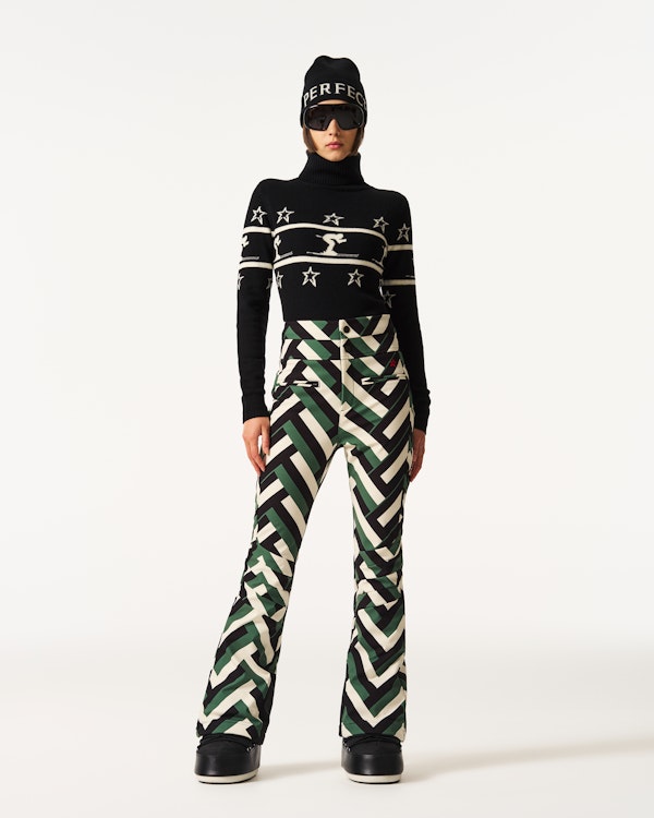 Perfect Moment Skiier Merino Wool Turtleneck