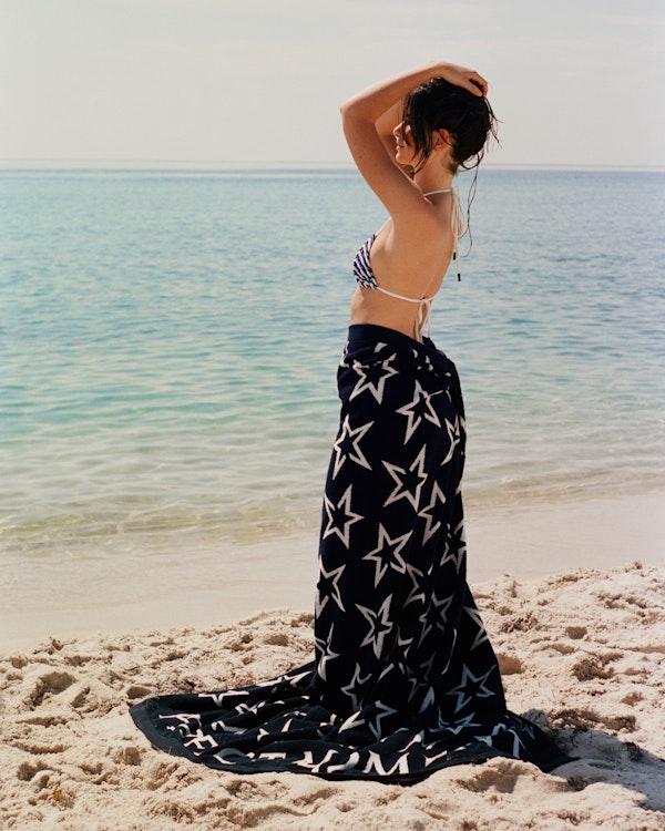 Perfect Moment Star-Print Double Beach Towel