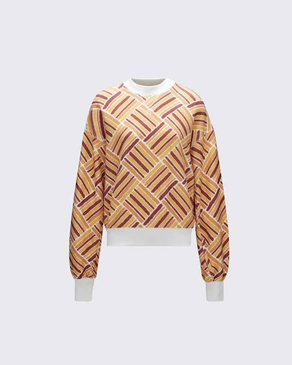 perfect moment Stripe Crewneck Sweatshirt