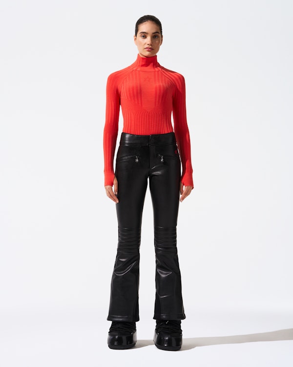 Perfect Moment Vegan Leather Mid-Rise Aurora Ski Pant