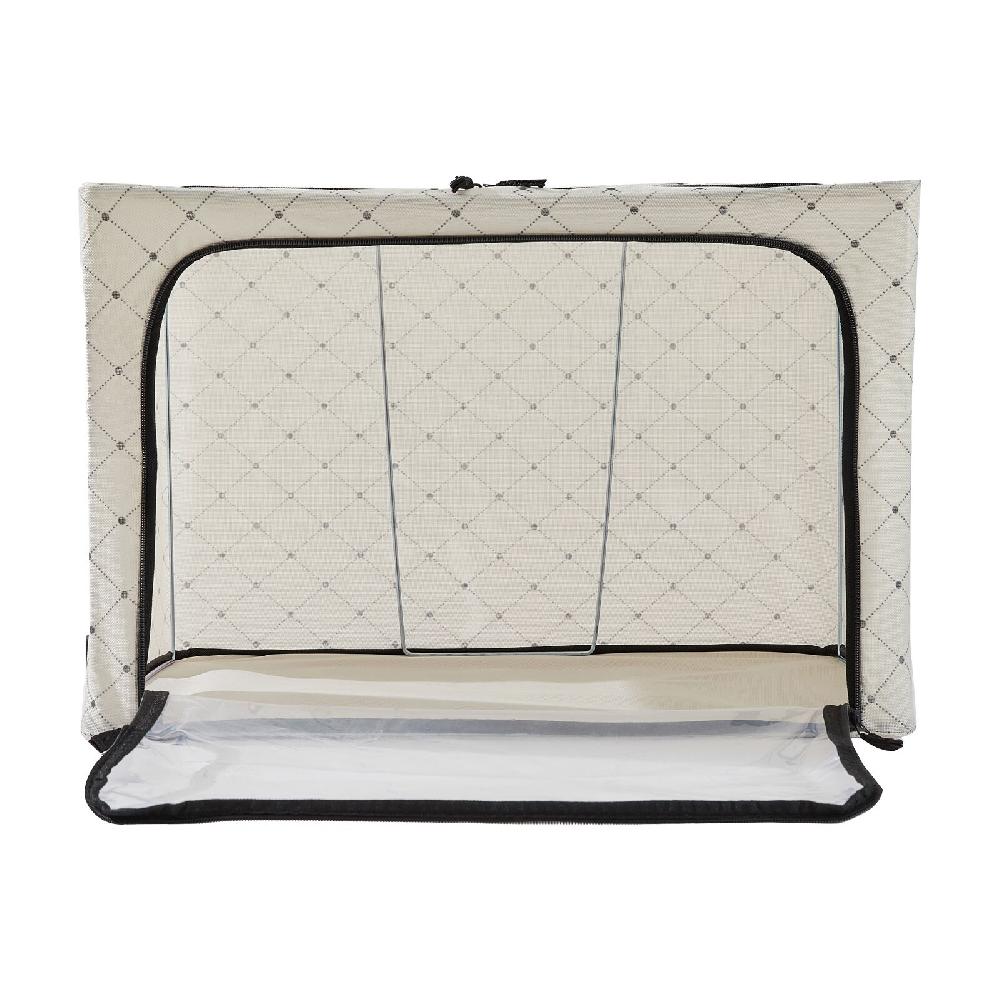 Periea Periea ‘Beau’ Clothes & Bedding Storage Boxes – Under-bed Or In Wardrobe – Black Dots (Various Sizes Available)