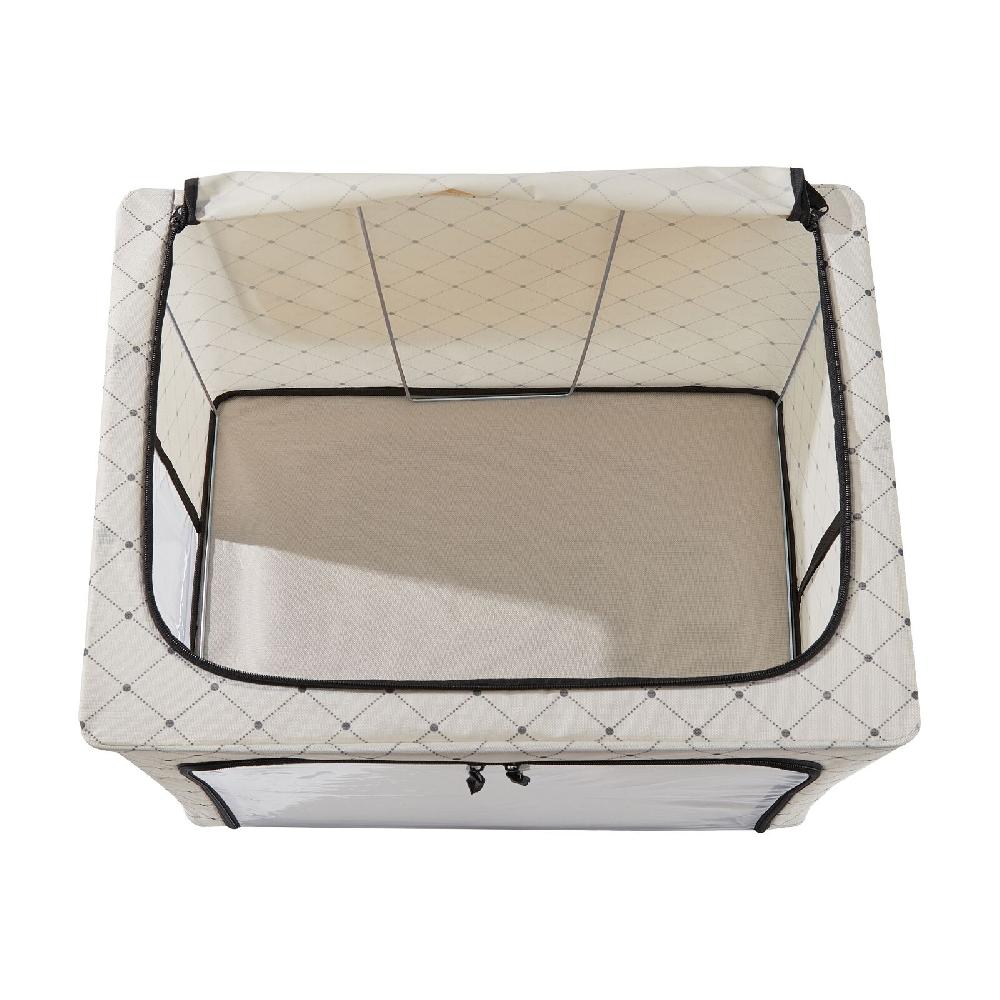 Periea Periea ‘Beau’ Clothes & Bedding Storage Boxes – Under-bed Or In Wardrobe – Black Dots (Various Sizes Available)