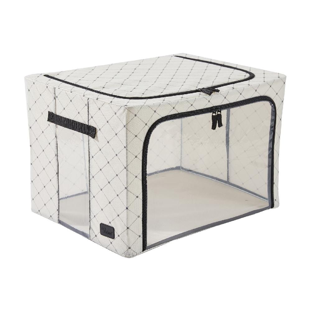 periea Periea ‘Beau’ Clothes & Bedding Storage Boxes – Under-bed or in Wardrobe – Black Dots (Various Sizes Available)