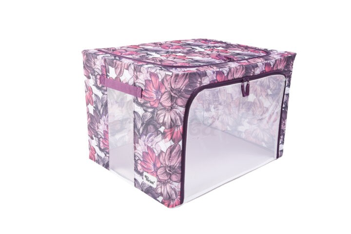 periea Periea ‘Beau’ Clothes & Bedding Storage Boxes – Under-bed or in Wardrobe – Pink Floral (Various Sizes Available)
