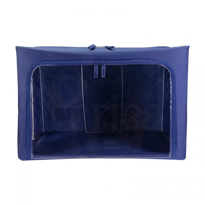 Periea Periea ‘Beau’ Clothes & Bedding Storage Boxes – Under-bed Or In Wardrobe – Navy (Various Sizes Available)