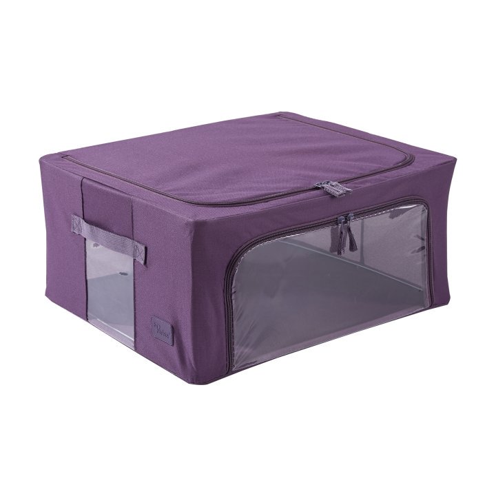 Periea Periea ‘Beau’ Clothes & Bedding Storage Boxes – Under-bed Or In Wardrobe – Eggplant (Various Sizes Available)