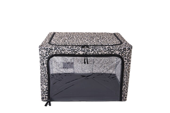 Periea Periea ‘Beau’ Clothes & Bedding Storage Boxes – Under-bed Or In Wardrobe – Jaguar Print (Various Sizes Available)
