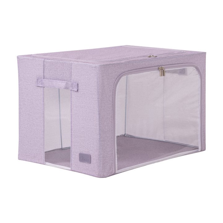 periea Periea ‘Beau’ Clothes & Bedding Storage Boxes – Under-bed or in Wardrobe – Lilac Denim Effect (Various Sizes Available)