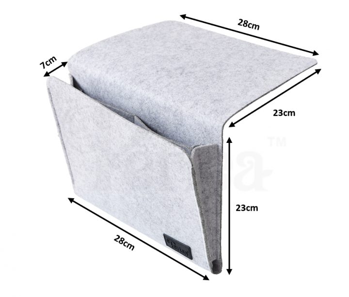 Periea Periea ‘Buddy’ Bedside Storage Pocket Hanging Organizer Bed Caddy Felt Sofa Organiser