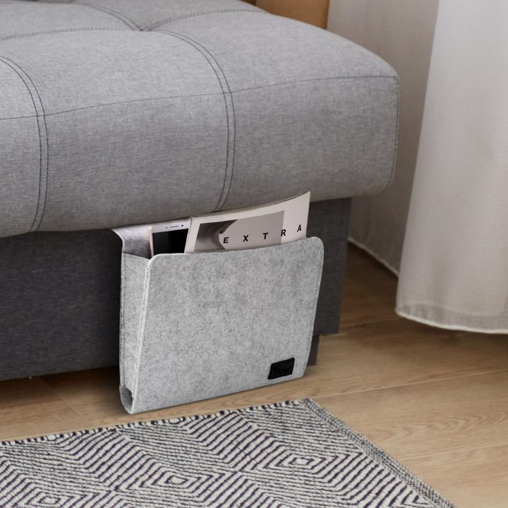 Periea Periea ‘Buddy’ Bedside Storage Pocket Hanging Organizer Bed Caddy Felt Sofa Organiser