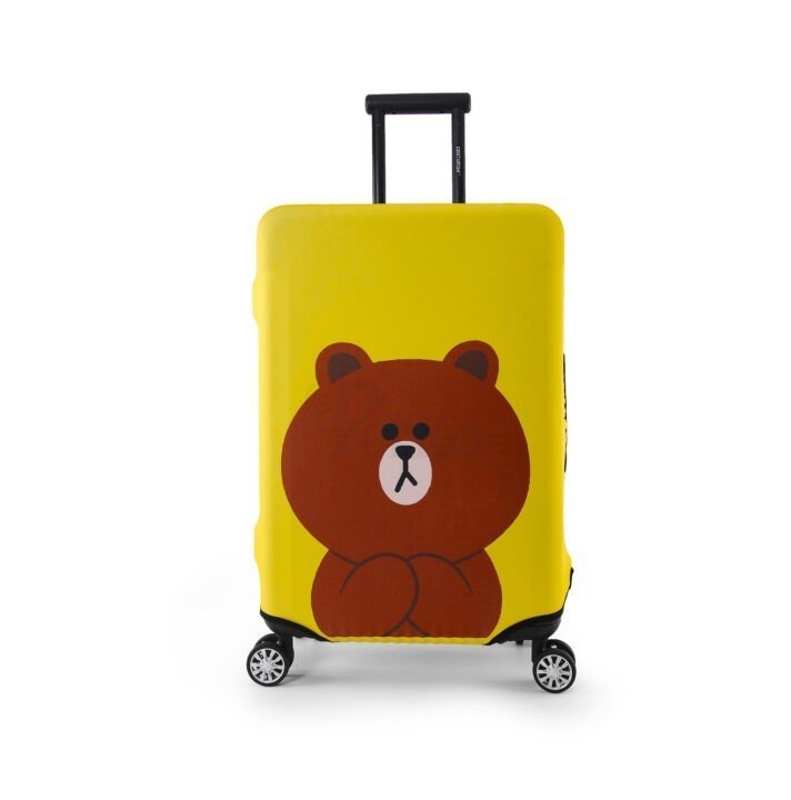 periea Periea Elasticated Protective Suitcase Cover – Medium Large or Extra-large – ‘Yellow Teddy’