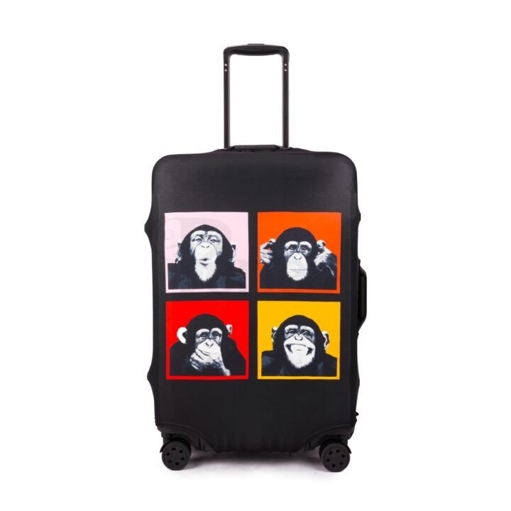 periea Periea Elasticated Protective Suitcase Cover – Small Medium Large or Extra-large – ‘Monkey’