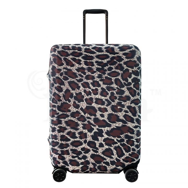 periea Periea Elasticated Protective Suitcase Cover – Small Medium Large or Extra-large – ‘Gold Leopard’