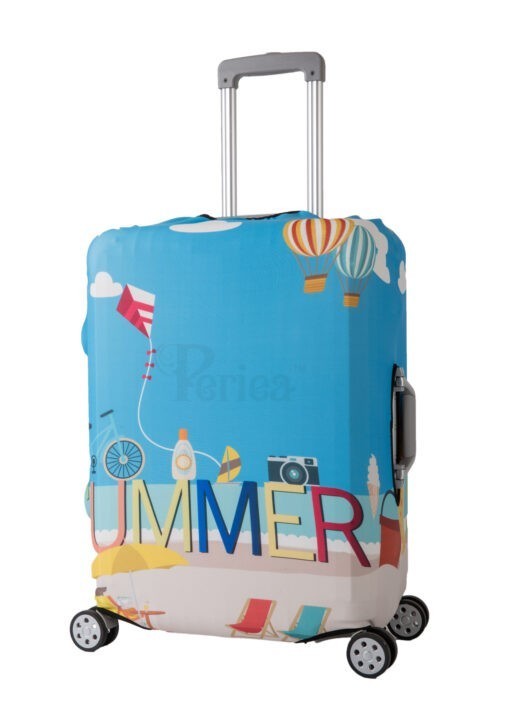 Periea Periea Elasticated Protective Suitcase Cover – Small Medium Or Large – ‘Summer’