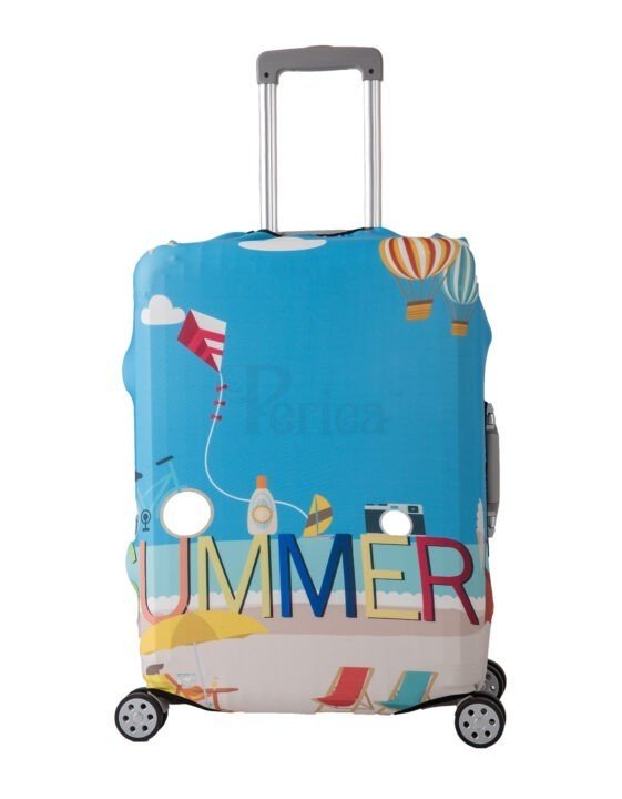 periea Periea Elasticated Protective Suitcase Cover – Small Medium or Large – ‘Summer’