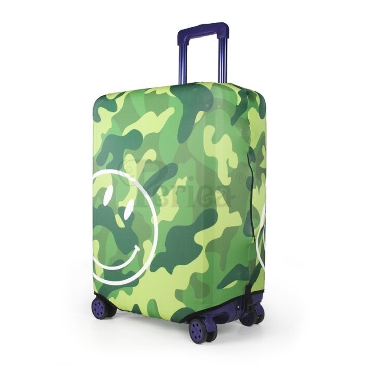 Periea Periea Elasticated Protective Suitcase Cover – Small Medium Or Large – ‘Camouflage’